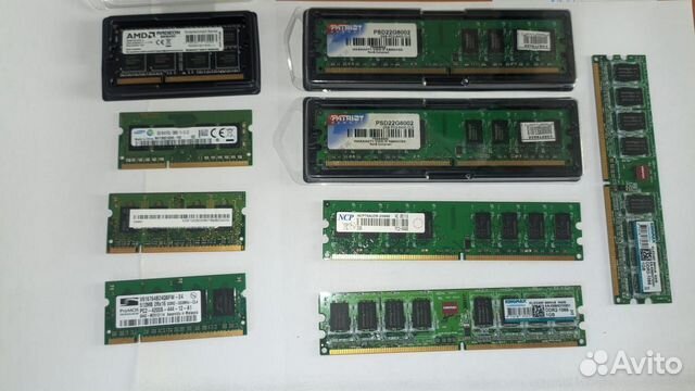 Память оперативная DDR2 (SO-dimm)