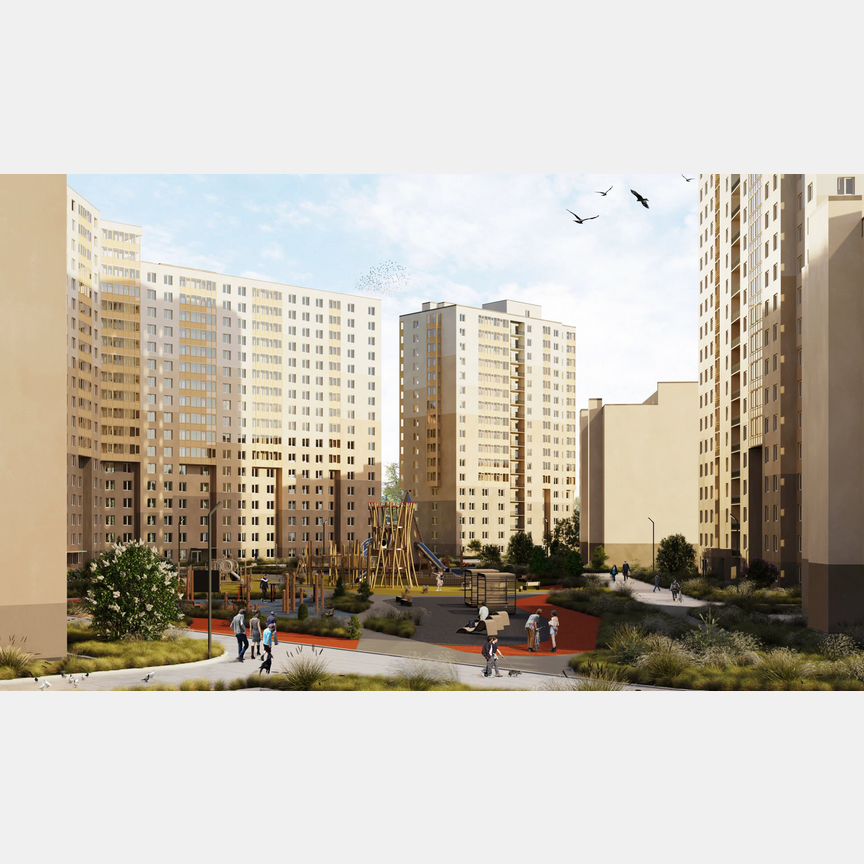1-к. квартира, 33,7 м², 16/17 эт.