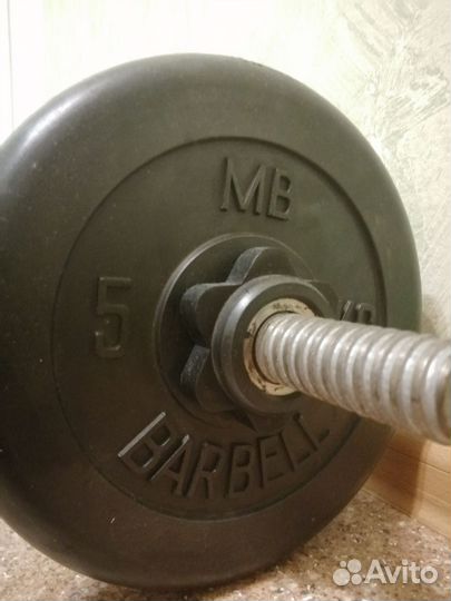 Гантели разборные обрезиненные