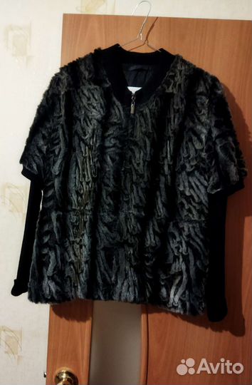 Полушубок из искусственного меха