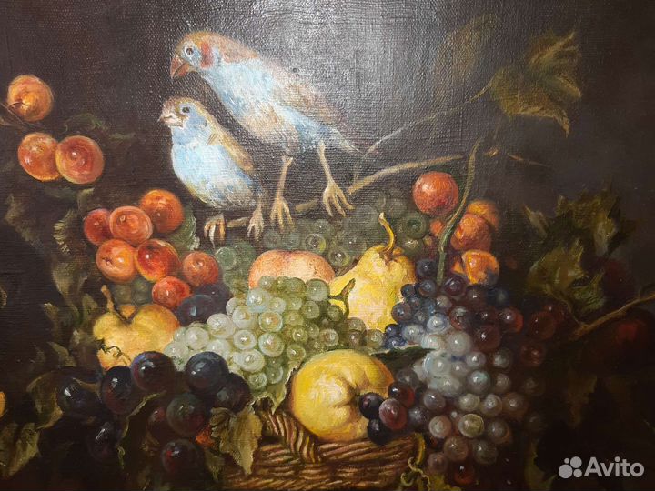 Картина холст, масло. Старинная. Антиквариат