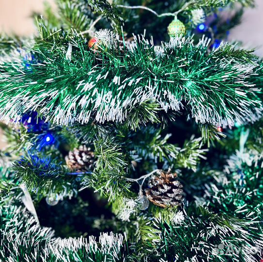 Новая Новогодняя мишура на елку