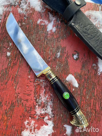 Нож узбекский кухонный Пчак кованый 95х18