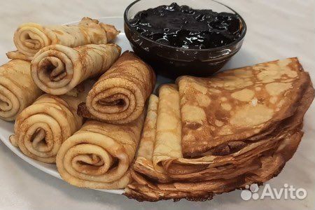 Блинчики домашние. Большой выбор начинок