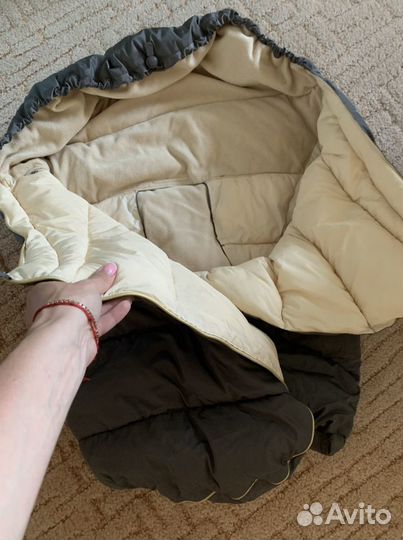 Зимний конверт в коляску Happy Baby muffy