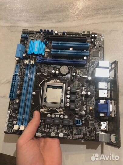 Комплект плата + проц+память lga1155