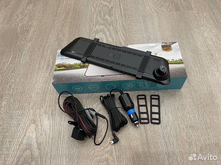 Видеорегистратор зеркало + камера заднего вида
