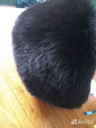 Шапка норка цельная. 