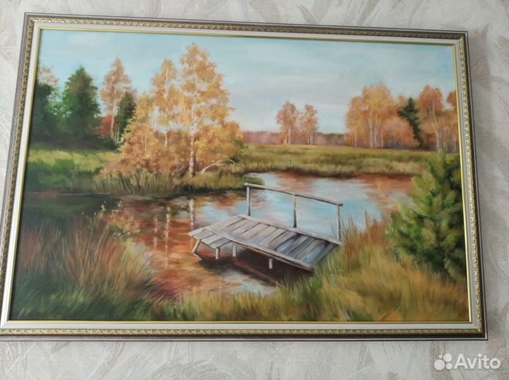 Картина маслом на холсте пейзаж