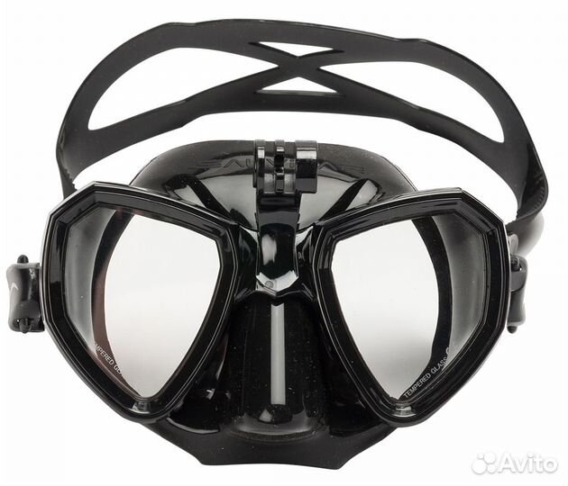 Маска для подводной охоты с креплением для камеры