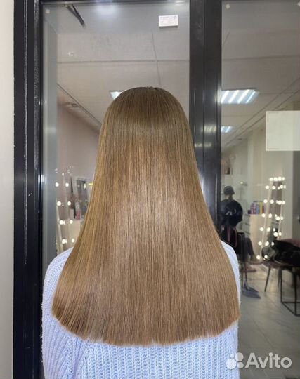Кератиновое выпрямление волос,ботокс,нанопластика
