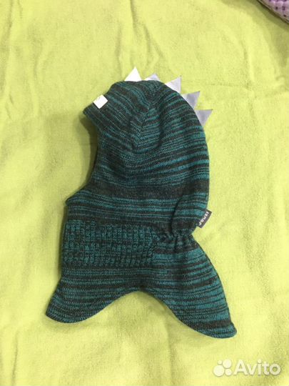 Шапка шлем зимний для мальчиков 47 49