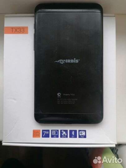 Планшет Irbis TX33