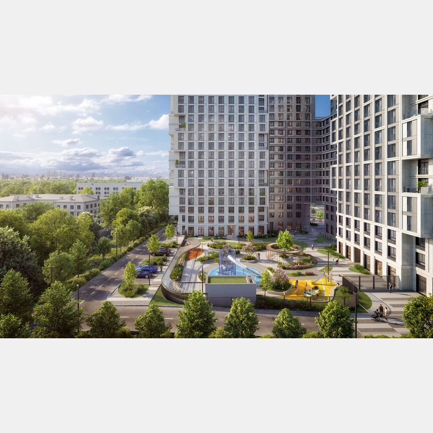 Апартаменты-студия, 28,1 м², 2/20 эт.