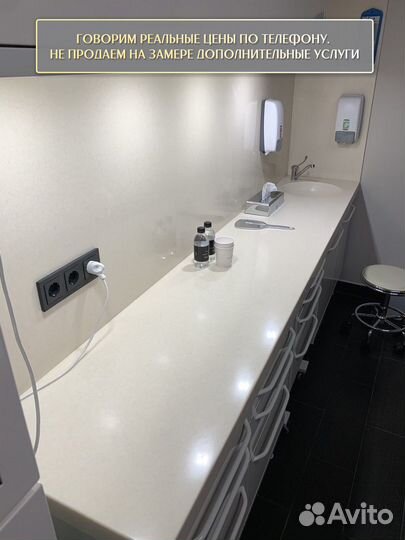 Столешница на кухню из искусственного камня кварц