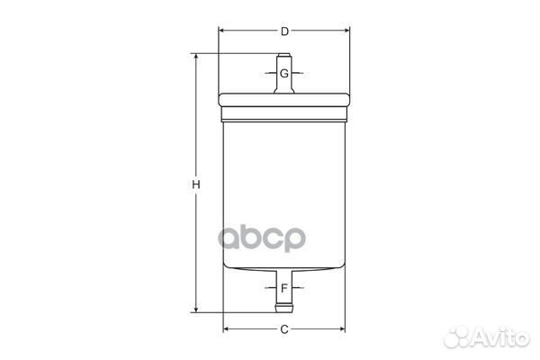 Фильтр топливный MB/VW sprinter/transporter -03