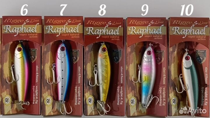 Воблер ZipBaits Rigge Raphael 45S