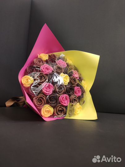 37 Роз из Бельгийского Шоколада