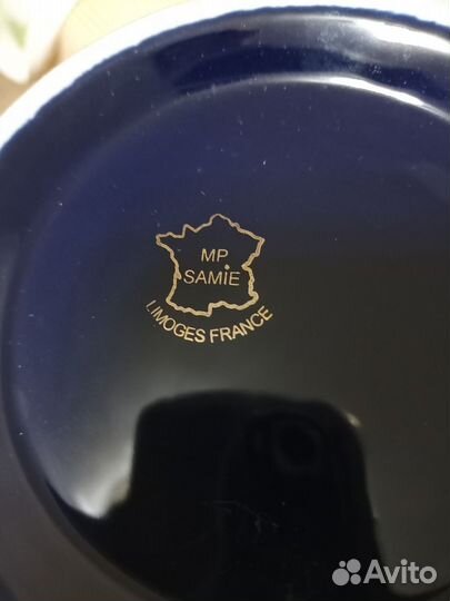 Ваза и тарелка фарфор Лимож