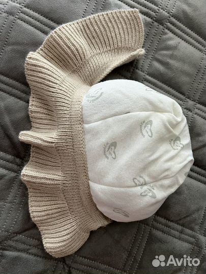 Шапка шлем зимняя с манишкой размер 40-42