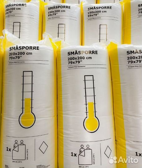 Смоспорре smasporre Одеяло теплое, 200*200см икеа