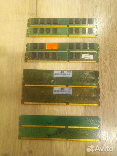Оперативная память ddr3, планки 1 и 2 Гб
