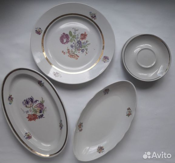 Тарелки, блюдца, рыбники