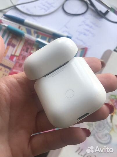 Зарядка airpods 2 с чехлом