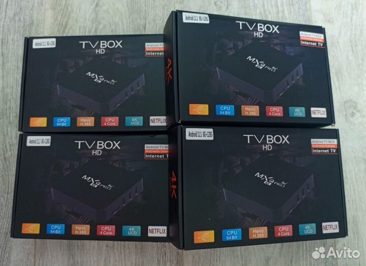 Андроид TV приставка 8/128+ 3000 каналов