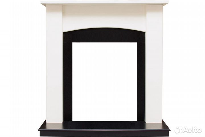 Каминокомплект Baltimore Слоновая кость, черный