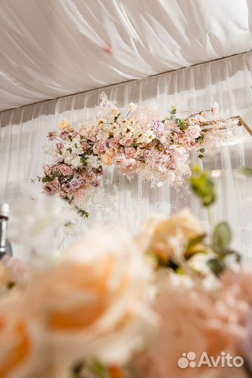 Оформление зала для свадьбы