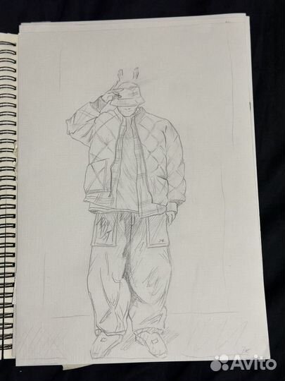 Рисунок карандашом bts