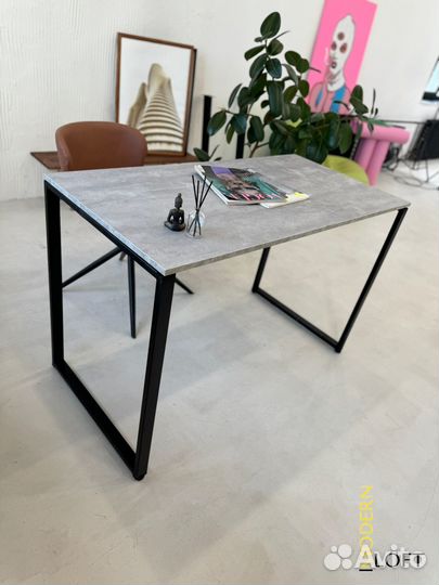 Стол лофт серый