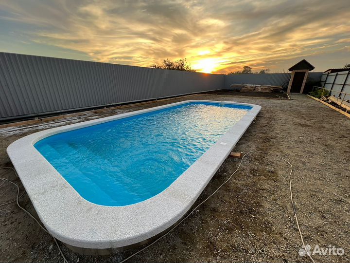 Бассейн из полипропилена под ключ