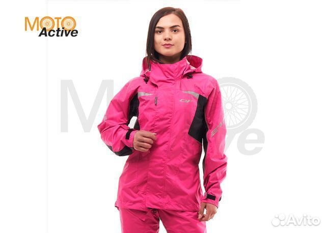 Куртка - дождевик EVO Woman Pink (мембрана) 2023