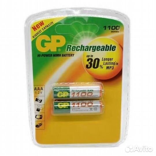 Аккумуляторы GP AA AAA 1100 2700 mA
