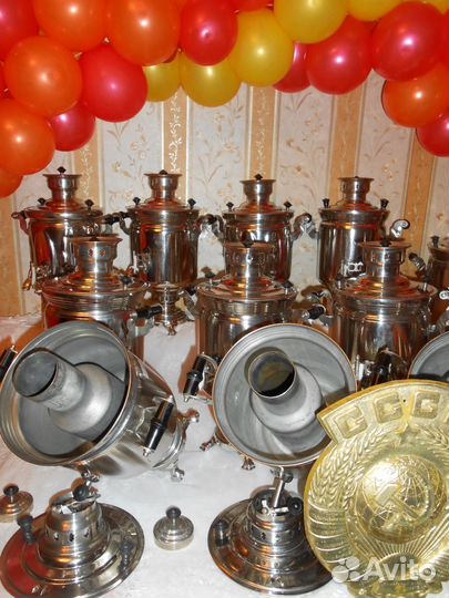 Самовары новые, дровяные, Тула, Склад