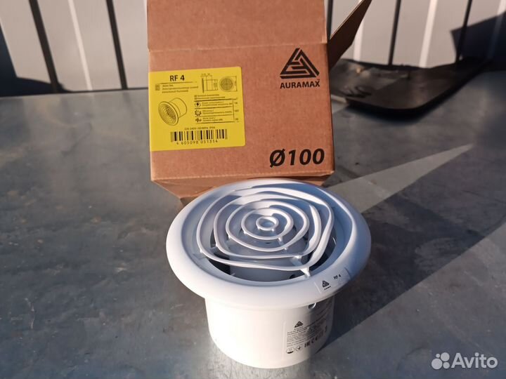 Электровентилятор осевой канальный бытовой