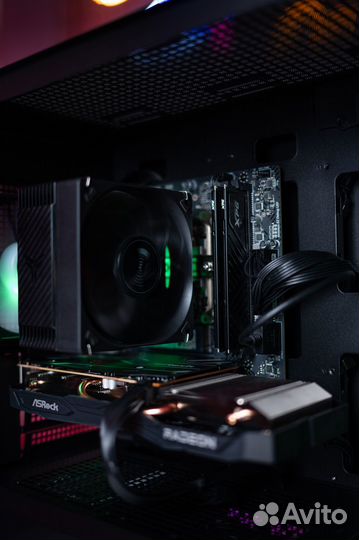 Игровой пк 12100f + RX 6600 + DDR4 16GB