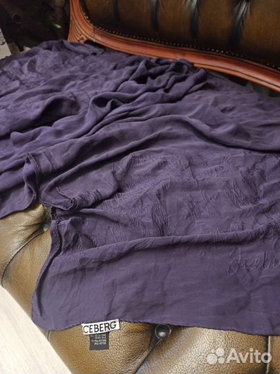 Палантины iceberg креп шелк оригинал италия