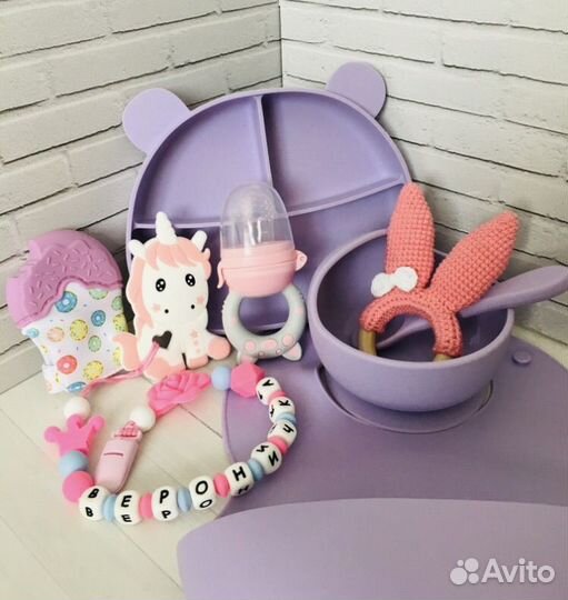 Силиконовая посуда для детей