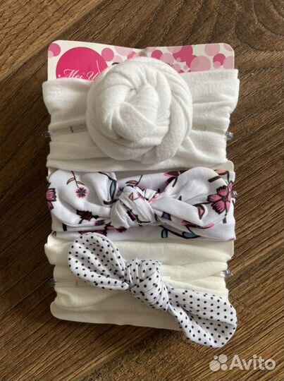 Повязка на голову для девочки до года
