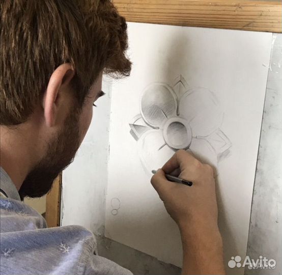 Репетитор по черчению, академическому рисунку