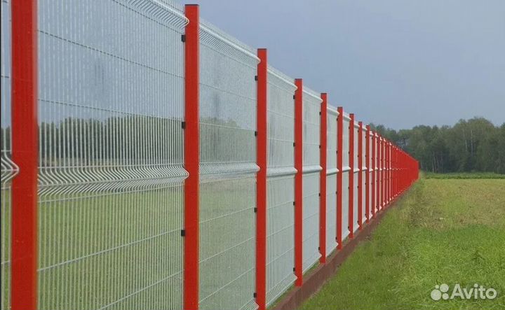 Забор металлический цена за метр работа по договор