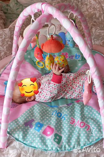 Развивающий коврик с пианино