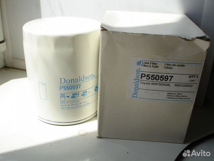 P 550597 фильтр масляный Donaldson