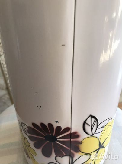 Термос с помпой СССР