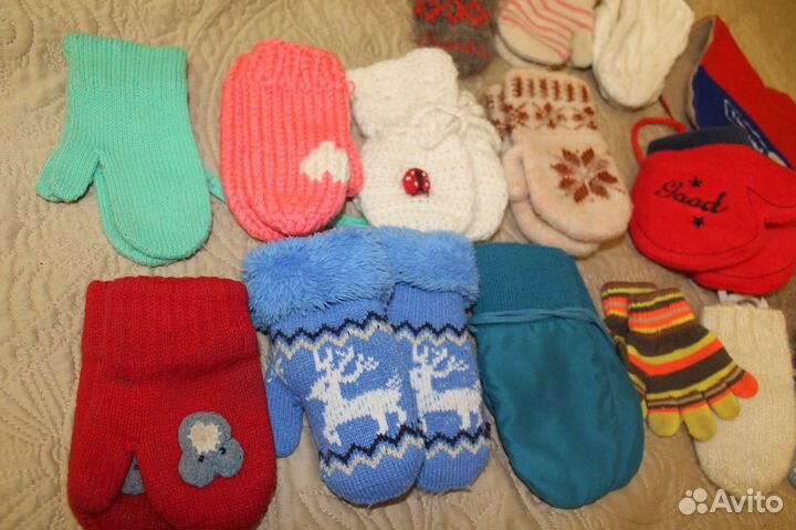 Варежки 0-3 пакетом