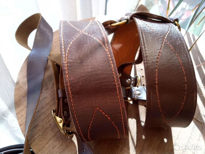 Офицерский ремень с портупеей СССР 115 см