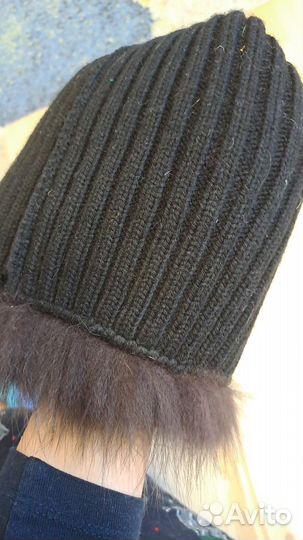 Шапка зимняя меховая женская